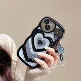 Litlookz Studio Y2k Chain and Heart iPhone Case, view 3