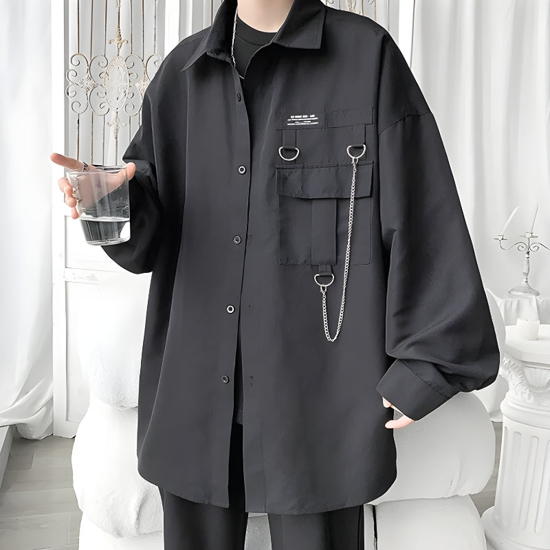 Litlookz Studio Y2K Chain Shirt