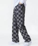 Litlookz Studio Y2K Checkered Black Pants, view 2