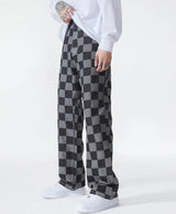 Litlookz Studio Y2K Checkered Black Pants, view 3