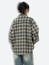 Litlookz Studio Y2K Checkered Shirt, view 2