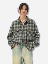 Litlookz Studio Y2K Checkered Shirt, view 3