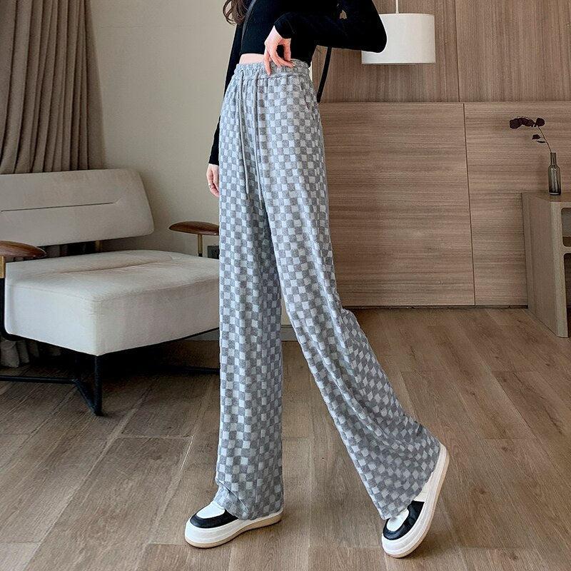 Litlookz Studio Y2K Checkered Sweatpants