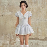 Litlookz Studio Y2K Chelsea Collar Mini Dress, view 2