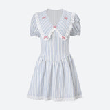 Litlookz Studio Y2K Chelsea Collar Mini Dress, view 6