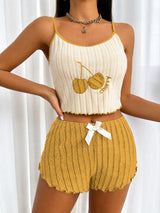 Litlookz Studio Y2K Cherry Shorts & Top Set, view 4