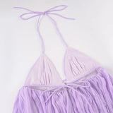 Litlookz Studio Y2K Chiffon Babydoll Mini Dress, view 6