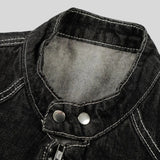 Litlookz Studio Y2K Clasp Denim Jacket, view 5