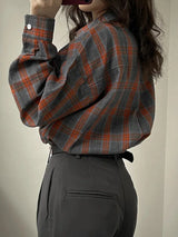 Litlookz Studio Y2K Classic Plaid Shirt, view 4