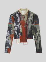 Litlookz Studio Y2K Collage Mesh Top, view 4
