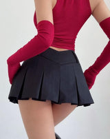 Litlookz Studio Y2K College Mini Skirt, view 2