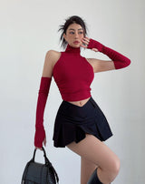 Litlookz Studio Y2K College Mini Skirt, view 4