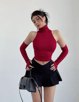 Litlookz Studio Y2K College Mini Skirt, view 5