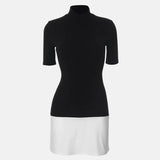 Litlookz Studio Y2K Color Block Mini Dress, view 4