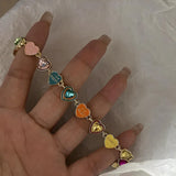 Litlookz Studio Y2K Colorful Heart Bracelet, view 3