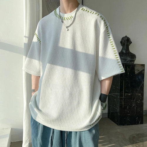 Litlookz Studio Y2K Contrast Stitch Tee