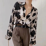 Litlookz Studio Y2K Cow Print Shirt, view 4