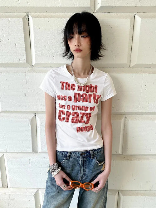 Litlookz Studio Y2K Crazy Party Graphic Tee