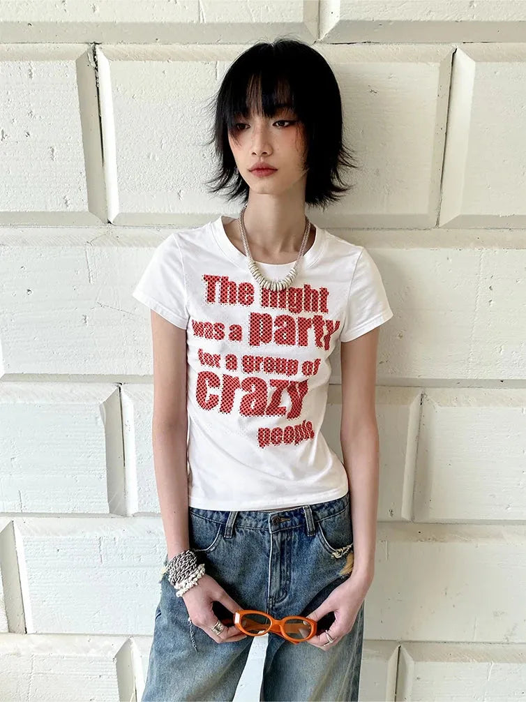 Litlookz Studio Y2K Crazy Party Graphic Tee