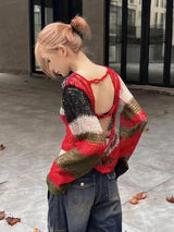 Litlookz Studio Y2K Crochet Sweater, view 2