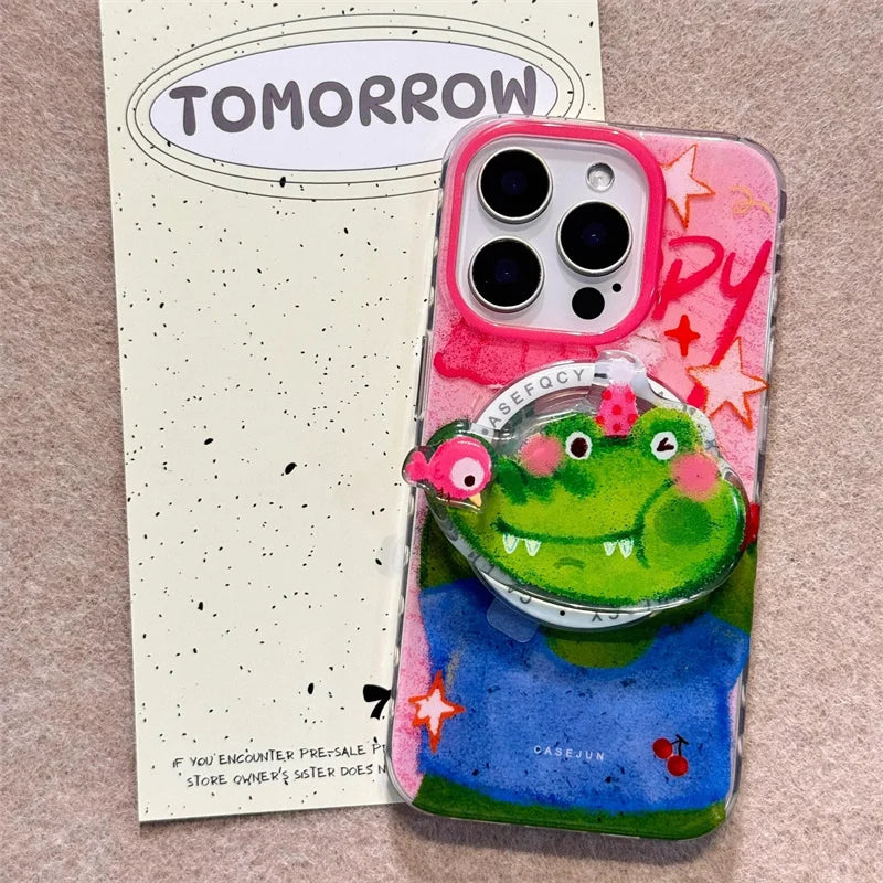 Litlookz Studio Y2K Crocodile Phone Case