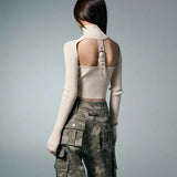 Litlookz Studio Y2K Cropped Cardigan, view 2