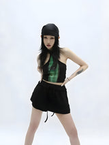 Litlookz Studio Y2K Cropped Halter Top, view 3