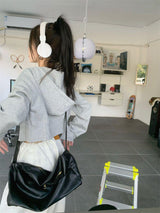 Litlookz Studio Y2K Cropped Hoodie, view 3