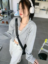 Litlookz Studio Y2K Cropped Hoodie, view 5