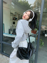Litlookz Studio Y2K Cropped Hoodie, view 6