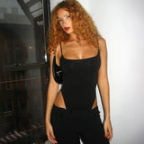 Litlookz Studio Y2K Cut Out Bodysuit Top, view 2