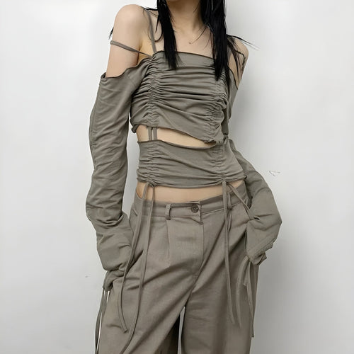 Litlookz Studio Y2K Cut-Out Top