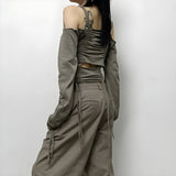 Litlookz Studio Y2K Cut-Out Top, view 2