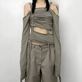 Litlookz Studio Y2K Cut-Out Top, view 3