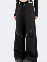 Litlookz Studio Y2K Cut Out Waist Pants, view 4
