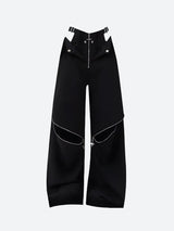 Litlookz Studio Y2K Cut Out Waist Pants, view 6