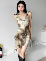 Litlookz Studio Y2K Cyber Hooded Mini Dress, view 2