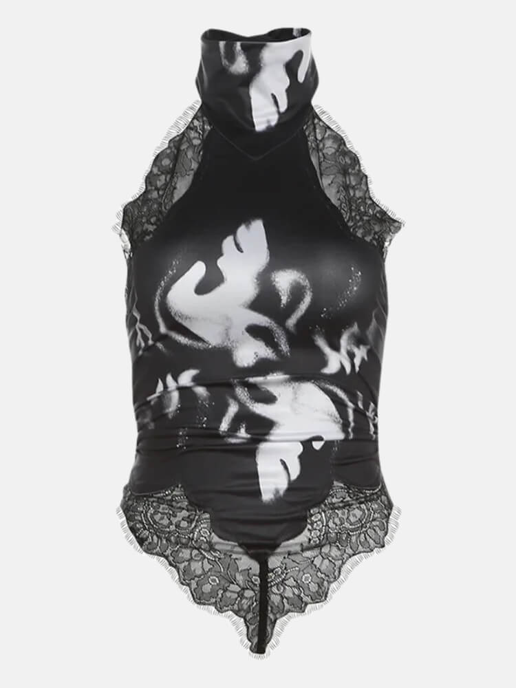 Litlookz Studio Y2K Cyber Lace Top