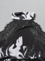 Litlookz Studio Y2K Cyber Lace Top, view 5