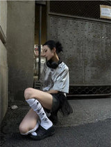 Litlookz Studio Y2K Cyber Oversized Tee, view 2