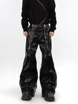 Litlookz Studio Y2K Cyber Parachute Pants, view 6