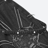 Litlookz Studio Y2K Cyber Patchwork Jeans, view 4