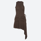 Litlookz Studio Y2K Cyber Ruched Mini Dress, view 4