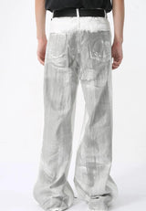 Litlookz Studio Y2K Cyber Silver Pants, view 2