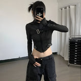Litlookz Studio Y2K Cyber Zip-Up Crop Jacket, view 5
