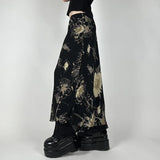 Litlookz Studio Y2K Dark Fairy Midi Skirt, view 2