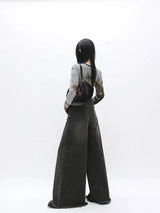 Litlookz Studio Y2K Dark Wash Jeans, view 2