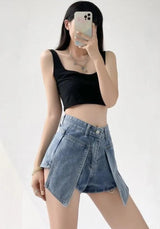 Litlookz Studio Y2K Detachable Straight Leg Jeans, view 2
