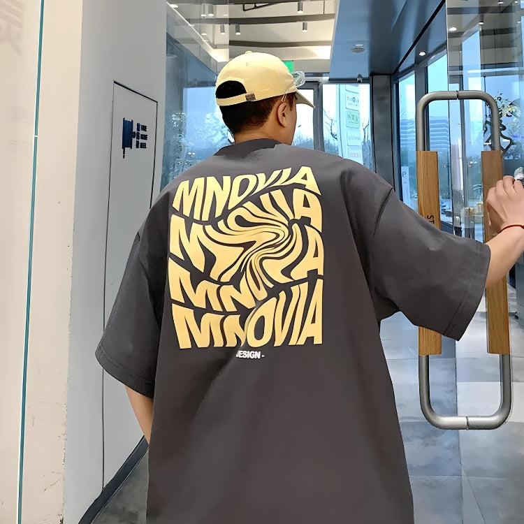 Litlookz Studio Y2K Distorted Text Graphic Tee