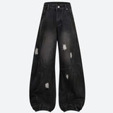 Litlookz Studio Y2K Distressed Baggy Jeans, view 3